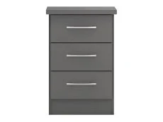 Seconique Seconique Nevada Matt Grey 4 Piece Medium Bedroom Furniture Package