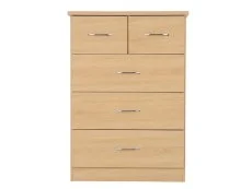 Seconique Seconique Nevada Sonoma Oak 4 Piece Medium Bedroom Furniture Package