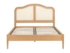 Birlea Furniture & Beds Birlea Leonie 4ft6 Double Rattan Oak Wooden Bed Frame