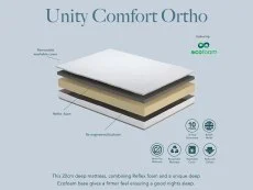 Komfi Komfi Unity Comfort Ortho 2ft6 Small Single Mattress in a Box