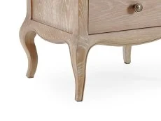 Julian Bowen Julian Bowen Camille Limed Oak 2 Drawer Bedside Table