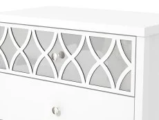 GFW GFW Arianna 4 Drawer White Wooden Chest of Drawers