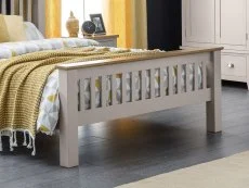 Julian Bowen Julian Bowen Richmond 4ft6 Double Grey Wooden Bed Frame