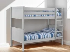 Julian Bowen Julian Bowen Maine 3ft Single Dove Grey Wooden Bunk Bed Frame