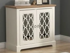 GFW GFW Honiton Ivory Mirrored 2 Door Sideboard