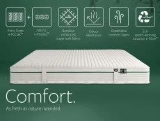 Jay-Be Jay-Be Natural Fresh Bamboo Hybrid 2000 e-Pocket 4ft6 Double Mattress in a Box