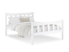 LPD LPD Havana 4ft6 Double White Wooden Bed Frame