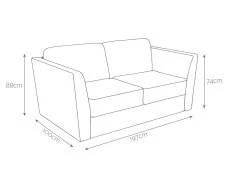 Jay-Be Jay-Be Elegance 3 Seater Sofa Bed