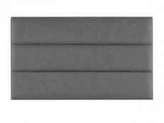 Shire Clearance - Shire 3 Panel Horizontal 4ft6 Double Fabric Strutted Headboard