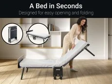 Jay-Be Jay-Be Rollaway 80cm Folding Guest Bed with e-Fibre Mattress