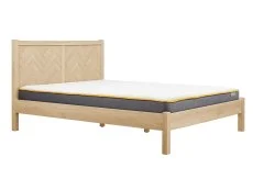 Birlea Furniture & Beds Birlea Herringford 4ft6 Double Light Oak Wooden Bed Frame