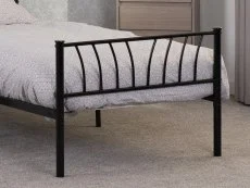 Seconique Seconique Harlow 3ft Single Black Metal Bed Frame