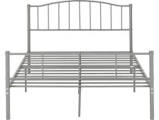 Seconique Seconique Newton 4ft6 Double Silver Metal Bed Frame