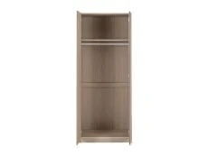 Seconique Seconique Paris Smoked Ash 2 Door Mirrored Wardrobe