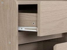 Seconique Seconique Paris Smoked Ash 5 Drawer Tall Chest of Drawers