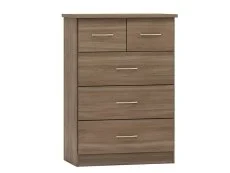 Seconique Seconique Nevada Rustic Oak 4 Piece Medium Bedroom Furniture Package