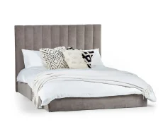 Julian Bowen Julian Bowen Eloise 5ft King Size Grey Fabric Bed in a Box