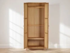 Julian Bowen Coxmoor Oak 2 Door Wardrobe