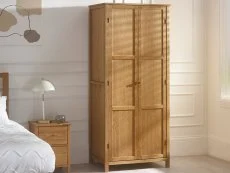 Julian Bowen Julian Bowen Coxmoor Oak 2 Door Wardrobe