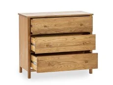 Julian Bowen Julian Bowen Coxmoor Oak 3 Drawer Chest of Drawers