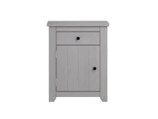 LPD Havana Grey 1 Drawer Small Bedside Table