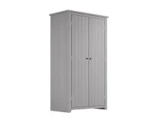 LPD Havana Grey 2 Door Double Wardrobe