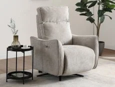 Kyoto Kyoto Finn Natural Chenille Recliner Chair