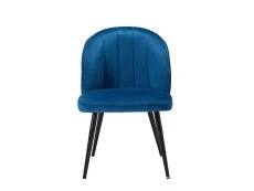 LPD LPD Orla Set of 2 Blue Velvet Dining Chairs