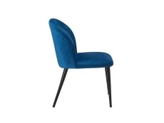 LPD LPD Zara Set of 2 Blue Velvet Dining Chairs