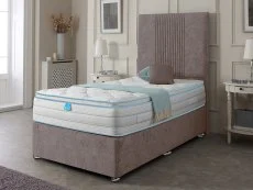 Willow & Eve Willow & Eve Bed Co. Thermacool Gel Pocket 2000 Pillowtop 4ft6 Double Divan Bed