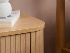 Birlea Furniture & Beds Birlea Axel Oak 1 Drawer Bedside Table