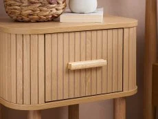 Birlea Axel Oak 1 Drawer Bedside Table