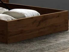 Birlea Furniture & Beds Birlea Halfden 4ft6 Double Grey Fabric Ottoman Bed Frame