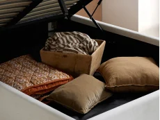 Birlea Furniture & Beds Birlea Lanis 4ft6 Double Cream Fabric Ottoman Bed Frame