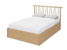 GFW GFW Fusum 5ft King Size Oak Spindle Ottoman Bed Frame