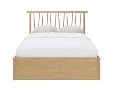 GFW GFW Fusum 5ft King Size Oak Spindle Ottoman Bed Frame