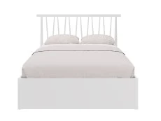 GFW GFW Fusum 5ft King Size White Spindle Ottoman Bed Frame