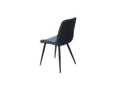 Core Products Core Aspen Diamond Stitch Set of 2 Blue Cord Fabric Dining Chairs