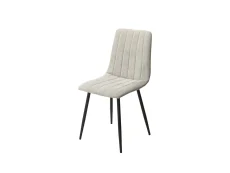 Core Products Core Aspen Straight Stitch Set of 2 Light Grey Cord Fabric Dining Chairs
