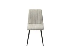 Core Products Core Aspen Straight Stitch Set of 2 Light Grey Cord Fabric Dining Chairs