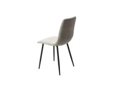 Core Products Core Aspen Straight Stitch Set of 2 Light Grey Cord Fabric Dining Chairs