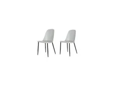 Core Products Core Aspen Duo Chair Set of 2 Grey Plastic Seats