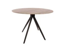 Core Products Core Aspen Round Grey Oak Dining Table