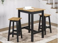 Core Products Core Corona Black Small Rectangular Dining Set