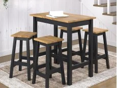 Core Products Core Corona Black Large Rectangular Dining Set