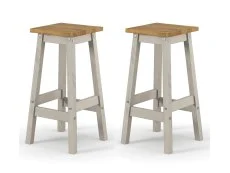 Core Products Core Corona Grey Set of 2 Edge High Breakfast Stool