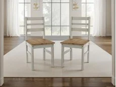 Core Products Core Linea Grey Set of 2 Dining Chairs