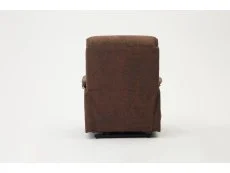 TGC TGC Lewis Single Motor Brown Air Leather Riser Recliner Chair