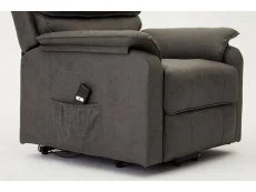 TGC TGC Lewis Single Motor Dark Grey Riser Recliner Chair