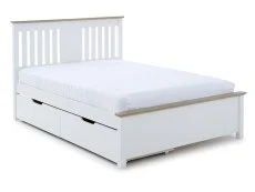 Bedmaster Bedmaster Chester 3ft Single White Wooden Bed Frame